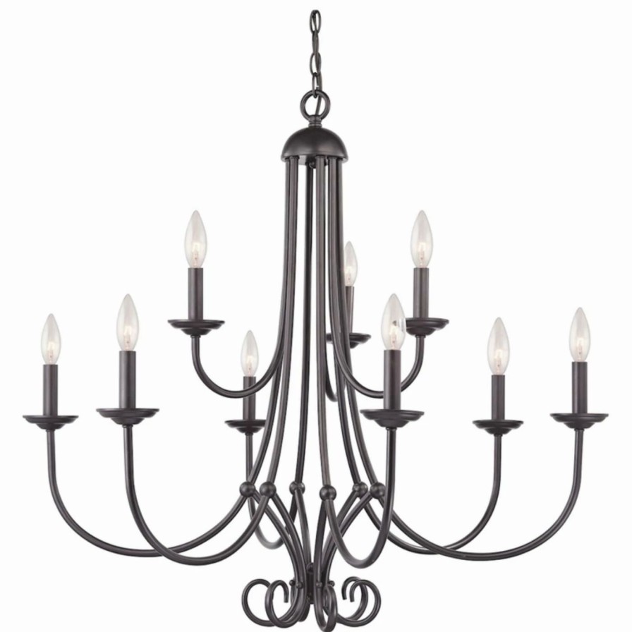 Candle * | Coupon Candle Thomas Lighting Williamsport 1509Ch/10 Chandelier