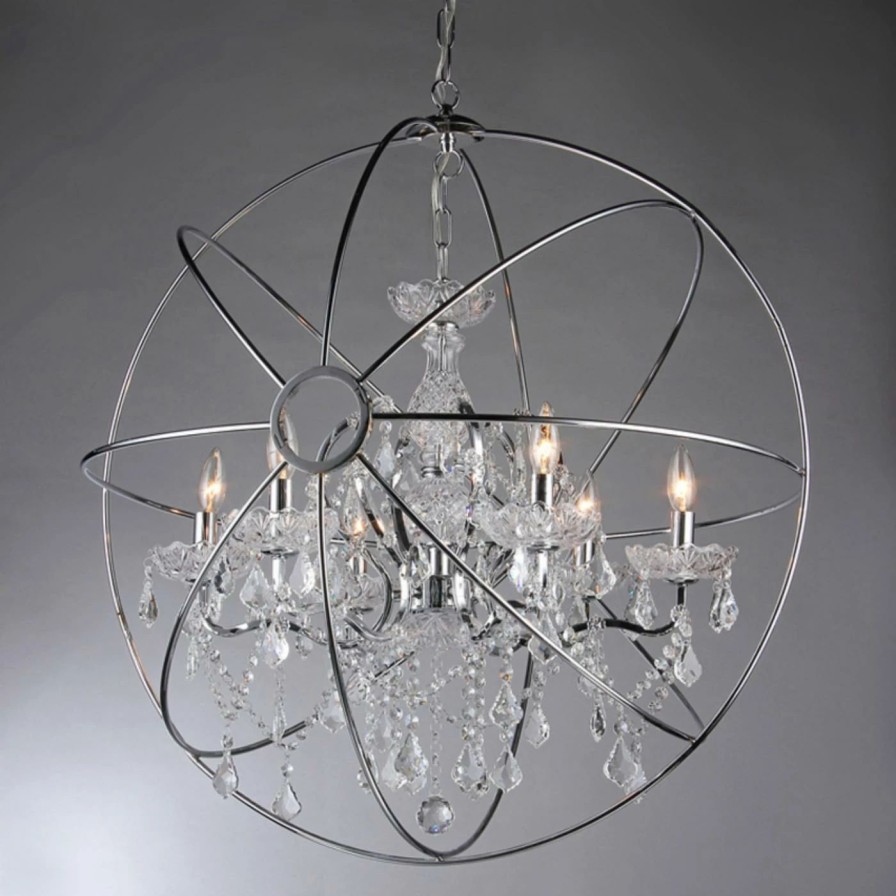 Chandeliers * | Top 10 Globe Warehouse Of Tiffany Saturns Ring Rl6806B Chandelier