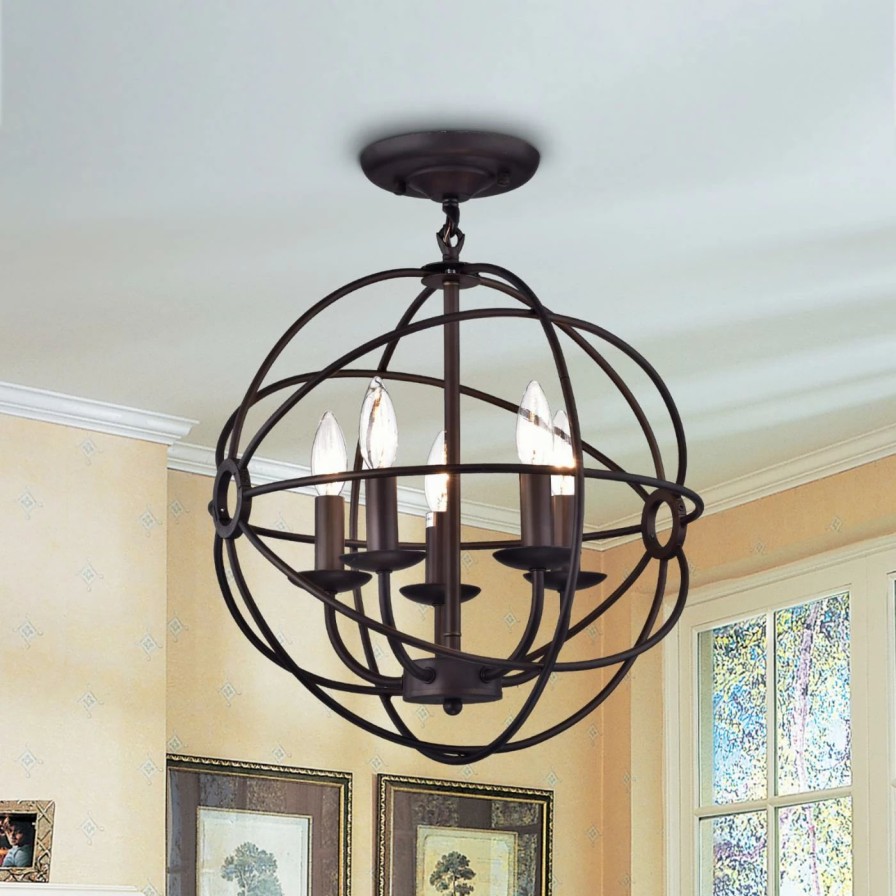 Chandeliers * | Best Reviews Of Globe Warehouse Of Tiffany Shindanlang Rl8133 Chandelier