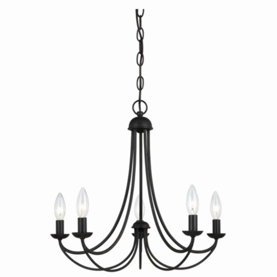 Candle * | Best Deal Candle Quoizel Mirren Mrn5005Ib Chandelier