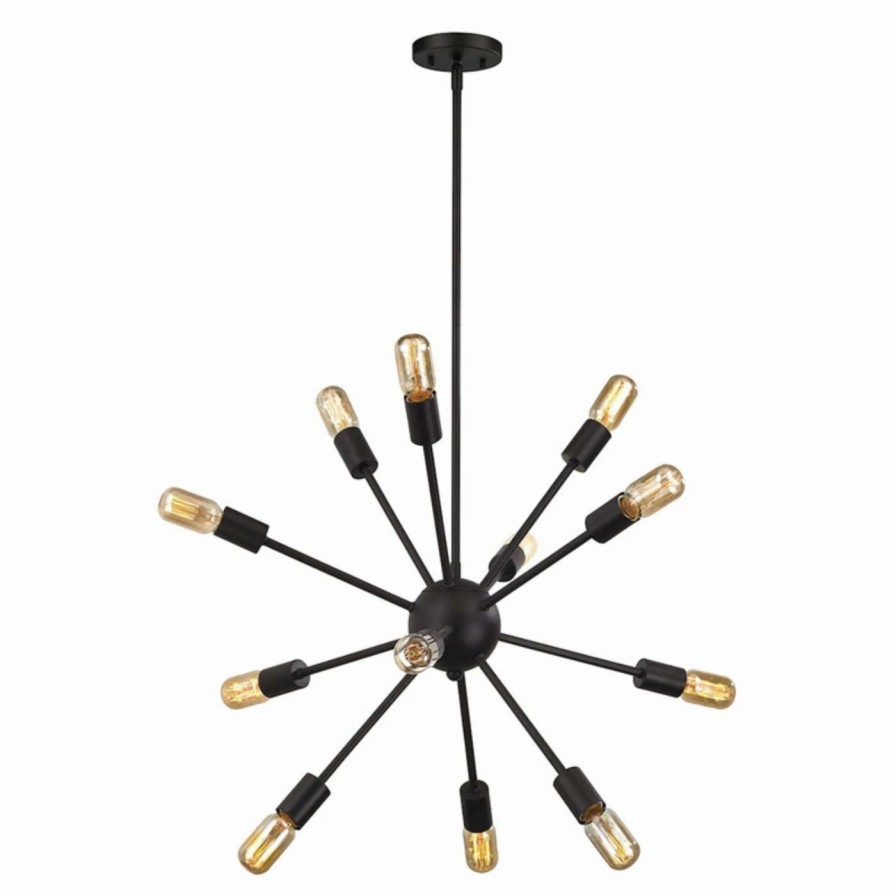 Chandeliers * | Best Pirce Sputnik Elk Lighting Delphine 46231/12 Chandelier