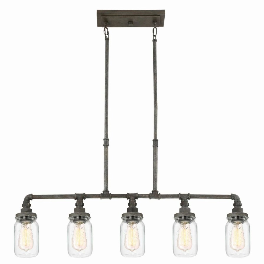 Chandeliers * | Cheapest Linear Quoizel Squire Sqr538Rk Chandelier