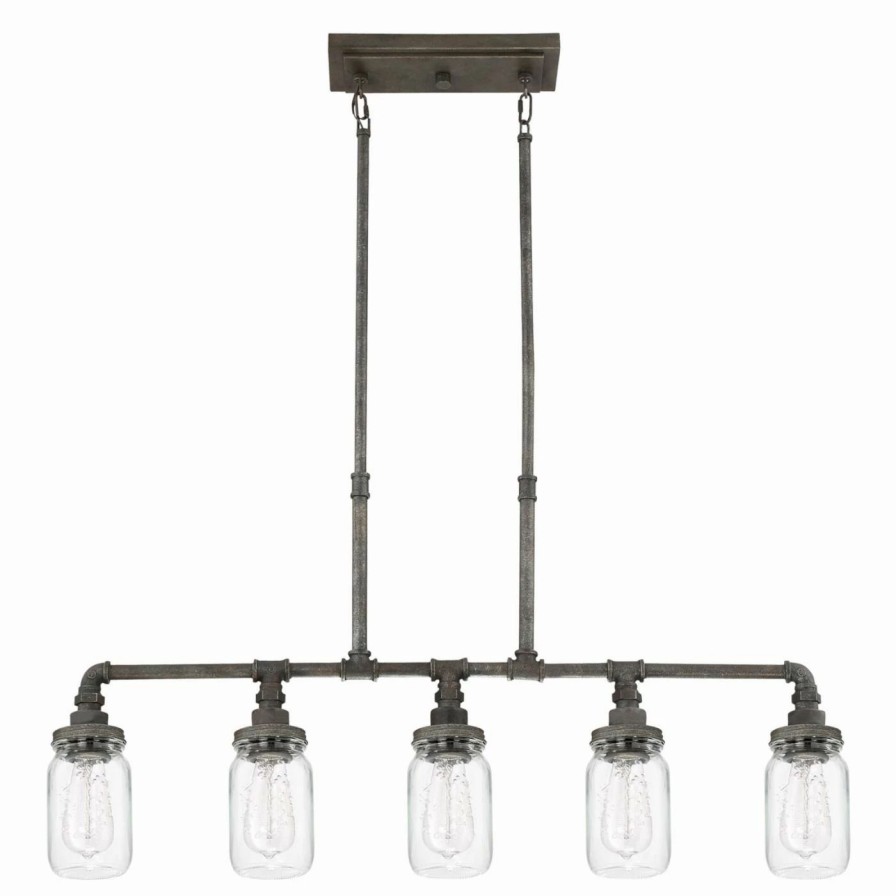 Chandeliers * | Cheapest Linear Quoizel Squire Sqr538Rk Chandelier