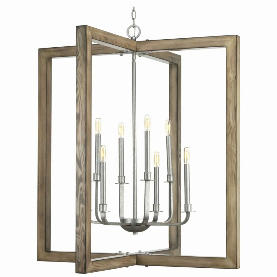 Chandeliers * | Outlet Cage Progress Lighting Turnbury P4763-141 Chandelier