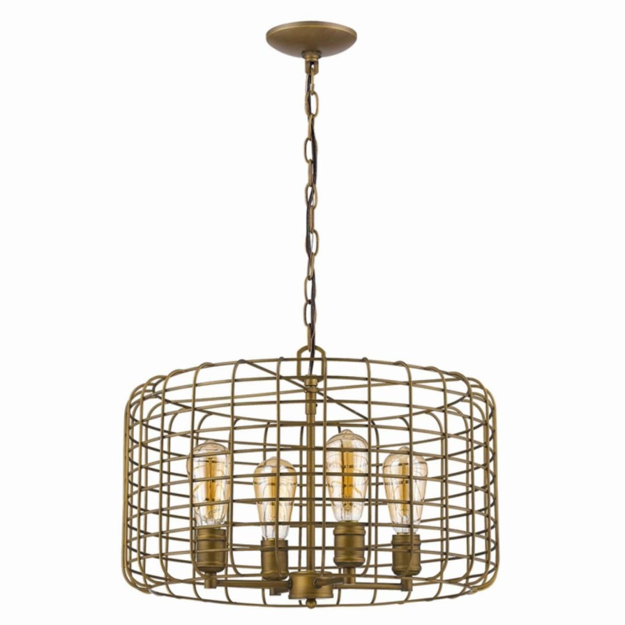 Chandeliers * | Budget Drum Acclaim Lighting Inc Lynden In11330Rb Chandelier