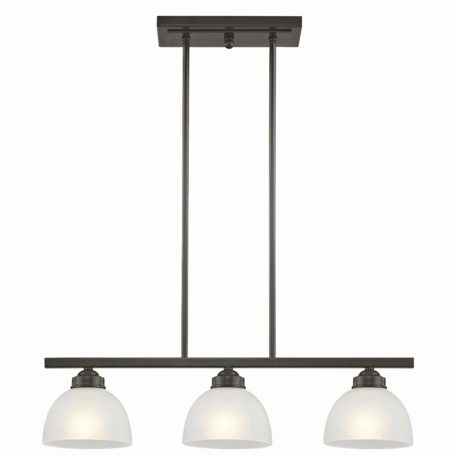 Chandeliers * | Cheapest Livex Lighting 4226-92 Somerset 3 Light Linear Chandelier