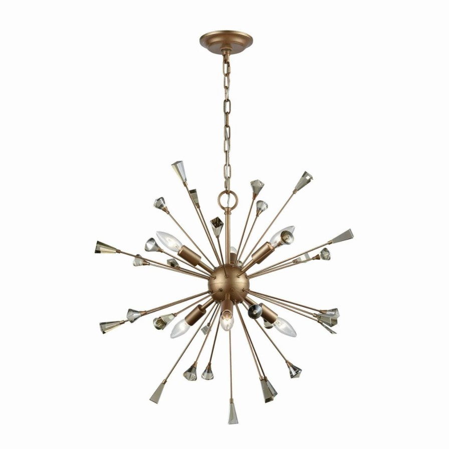 Chandeliers * | Promo Sputnik Elk Lighting Sprigny 6 Light Chandelier