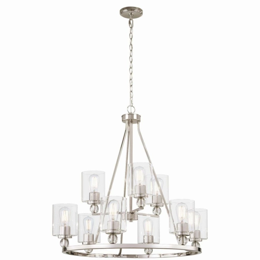 Chandeliers * | Cheap Wagon Wheel Minka Lavery Studio 5 3079-613 Chandelier