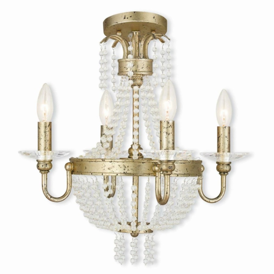 Chandeliers * | Coupon Livex Lighting Livex Valentina 51844 Convertible Mini Chandelier