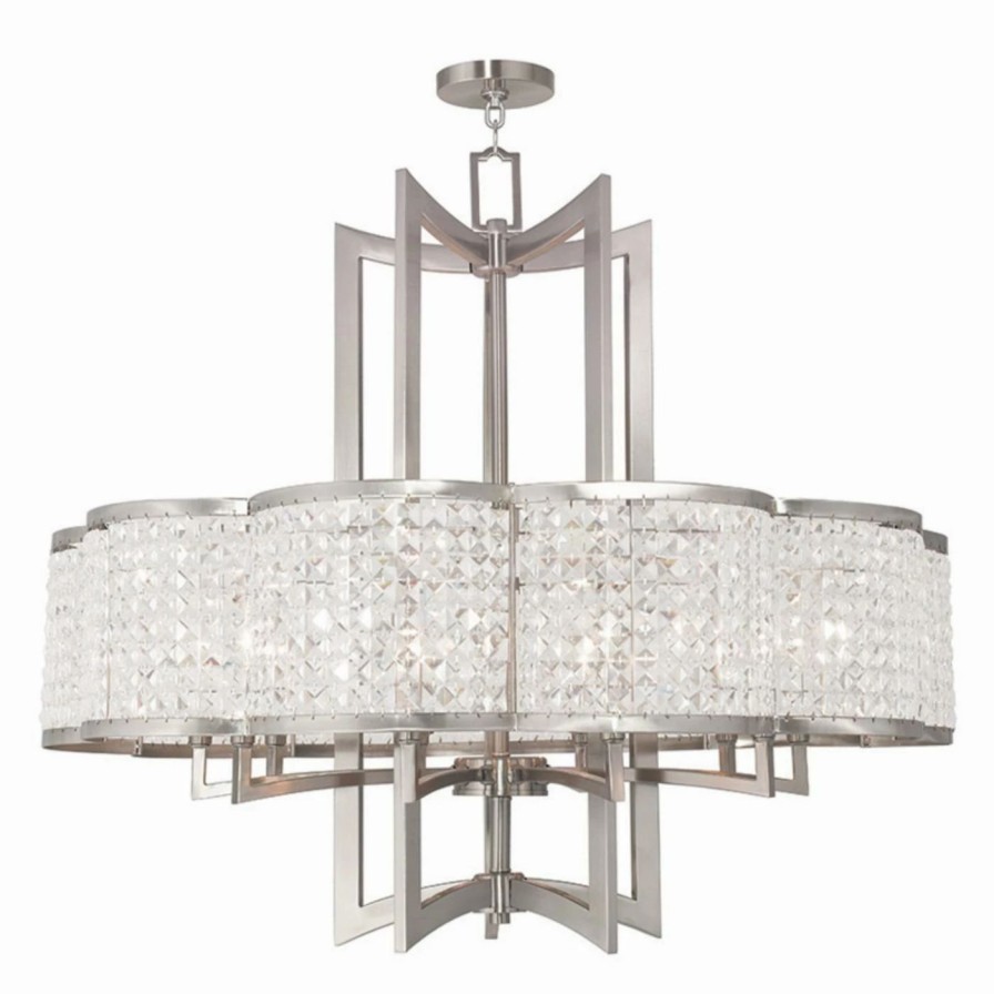 Chandeliers * | Buy Drum Livex Lighting Grammercy 50579 Chandelier