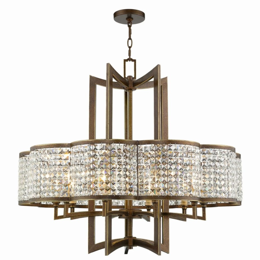 Chandeliers * | Buy Drum Livex Lighting Grammercy 50579 Chandelier