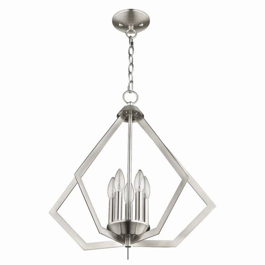 Chandeliers * | Buy Candle Livex Lighting Prism 40925 Chandelier