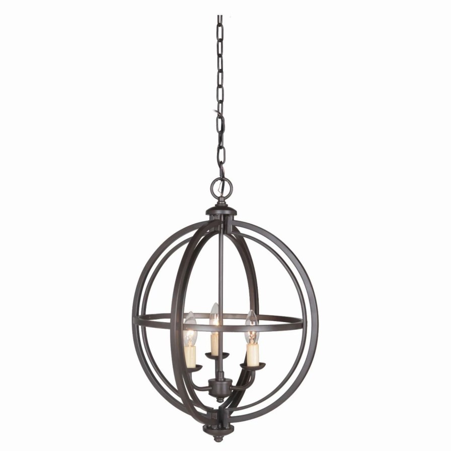 Chandeliers * | Top 10 Globe Craftmade Berkeley 40133-Esp Foyer Chandelier