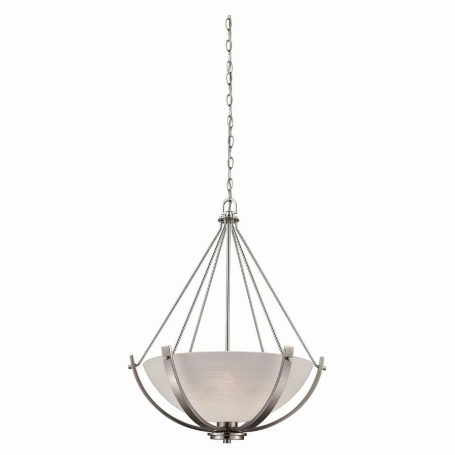 Chandeliers * | Buy Bowl Thomas Lighting Casual Mission Cn17034 Chandelier