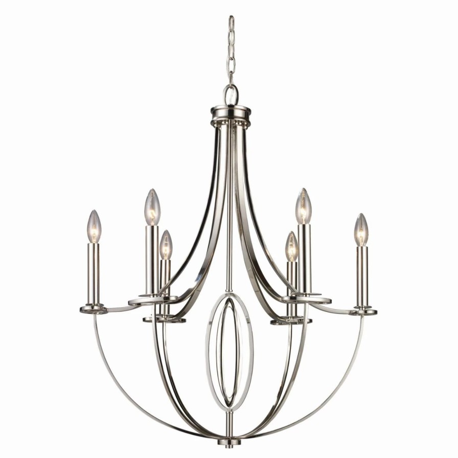 Candle * | New Candle Elk Lighting Dione Chandelier 10121/6 25W In.