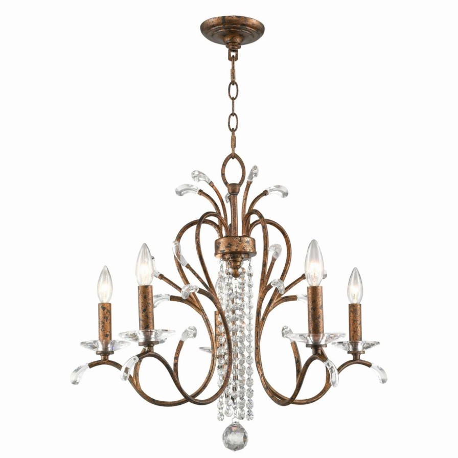 Crystal * | Best Reviews Of Crystal Livex Lighting Serafina 51005 Chandelier