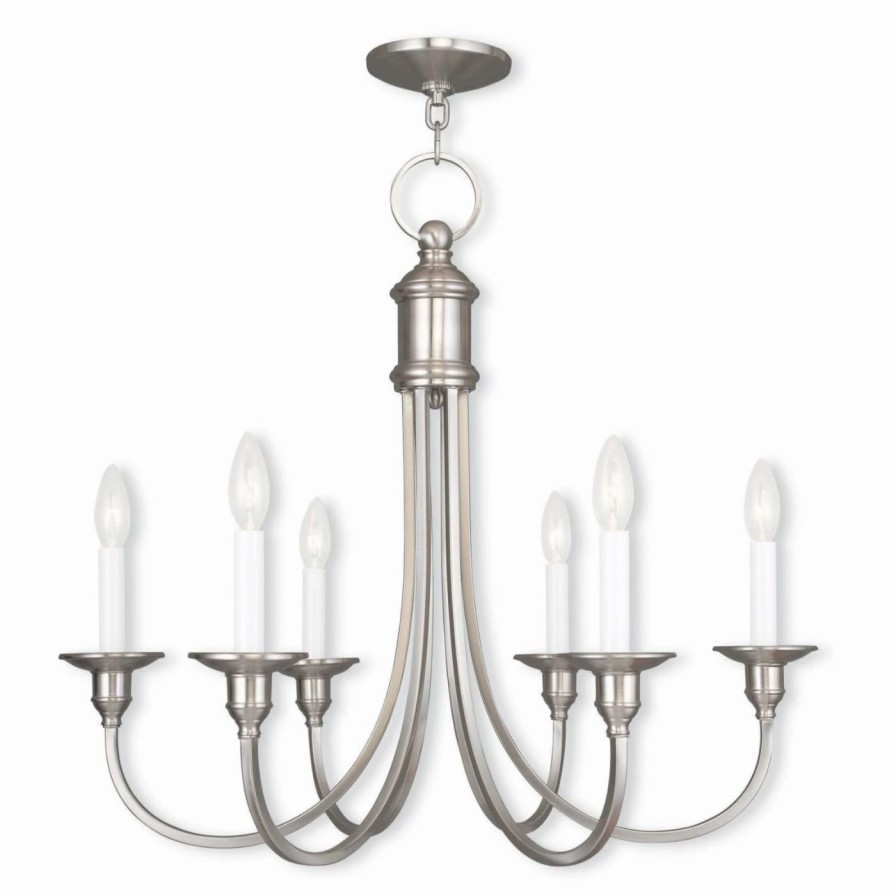 Candle * | Deals Livex Lighting Candle Livex Cranford 5146 6-Light Chandelier