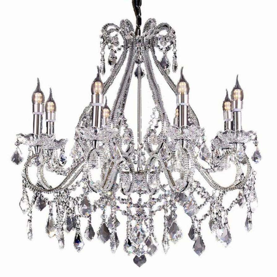 Crystal * | Best Sale Crystal Ore International Nola K-5802H Chandelier