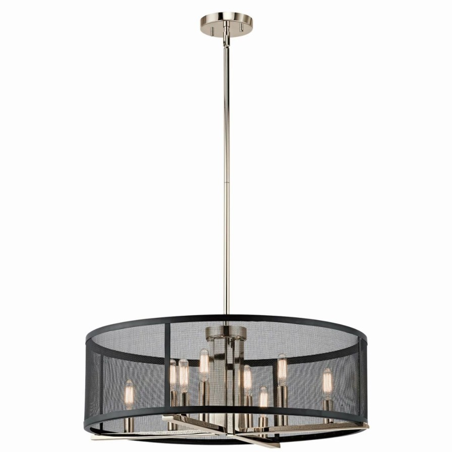 Chandeliers * | Coupon Drum Kichler Titus 43715Pn Chandelier