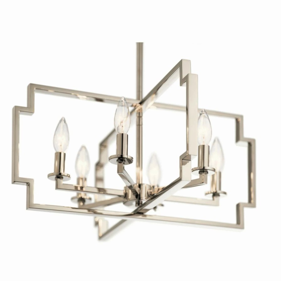 Chandeliers * | Deals Cage Kichler Downtown Deco 44128 Chandelier