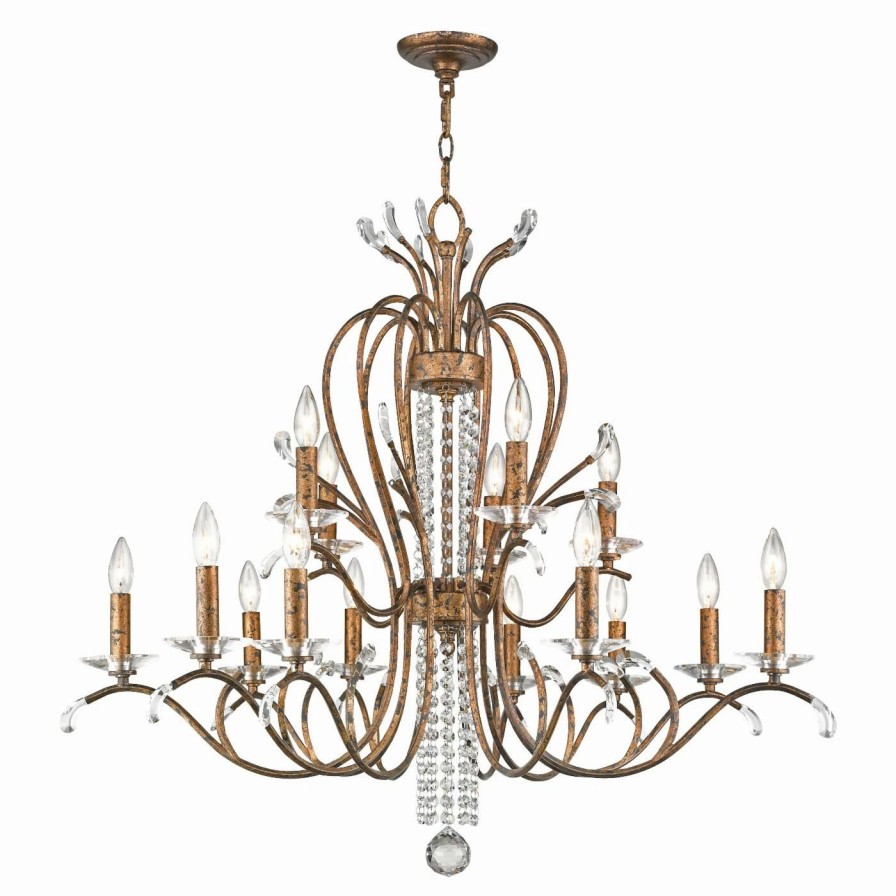 Candle * | Promo Crystal Livex Lighting Serafina 51009 Chandelier