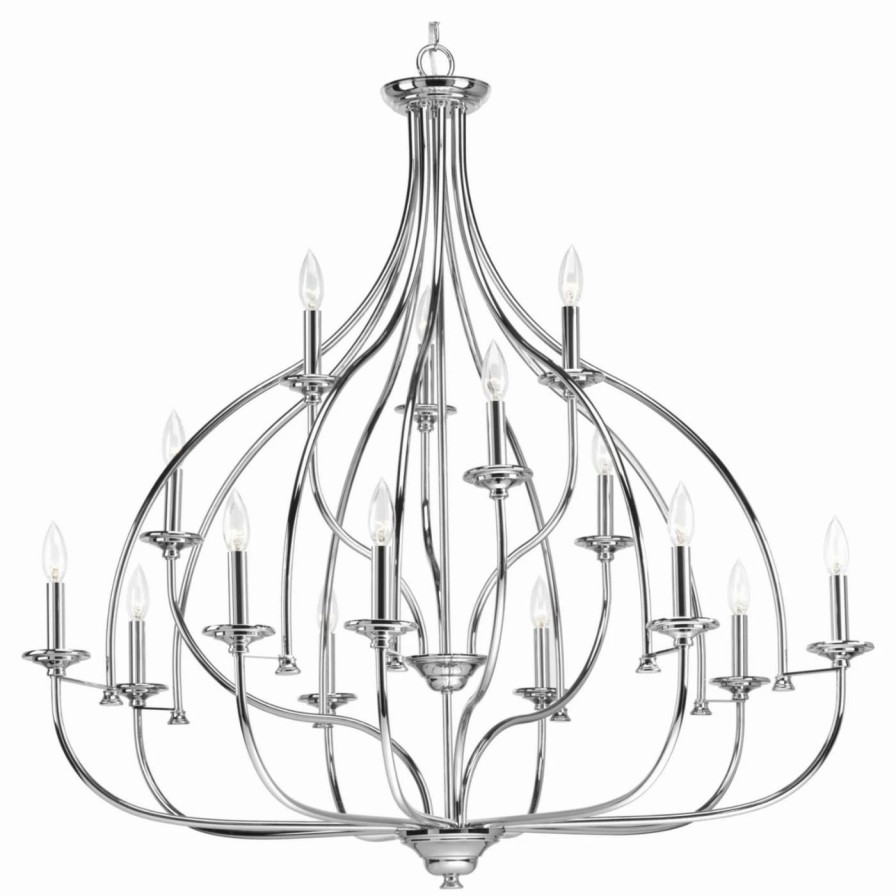 Candle * | Best Deal Candle Progress Lighting Tinsley P400110 Chandelier