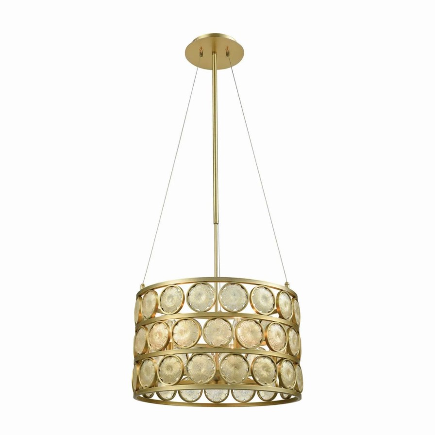 Chandeliers * | Best Pirce Dimond Lighting Drum Elk Lighting Signet D3312 Five Light Chandelier