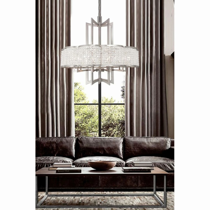 Chandeliers * | Hot Sale Drum Livex Lighting Grammercy 50578 Chandelier