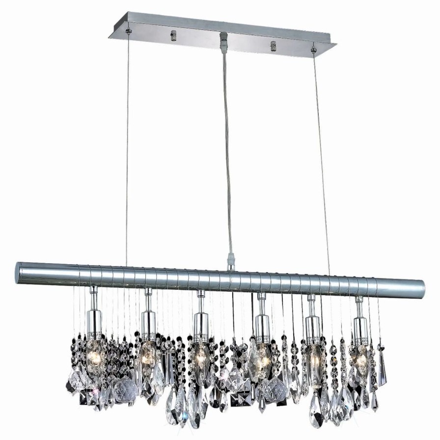 Chandeliers * | Brand New Linear Elegant Lighting Chorus Line V3100D Chandelier