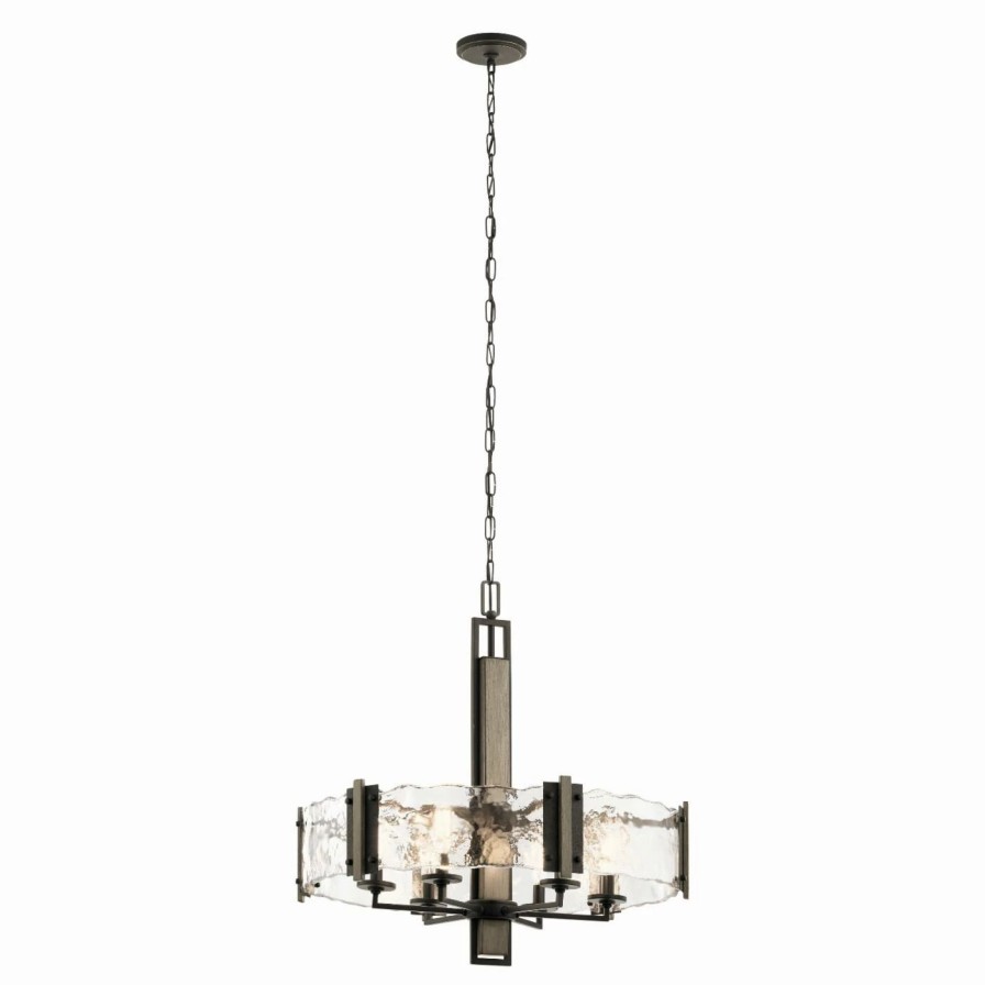 Chandeliers * | Best Reviews Of Drum Kichler Aberdeen 43895Oz 6 Light Chandelier