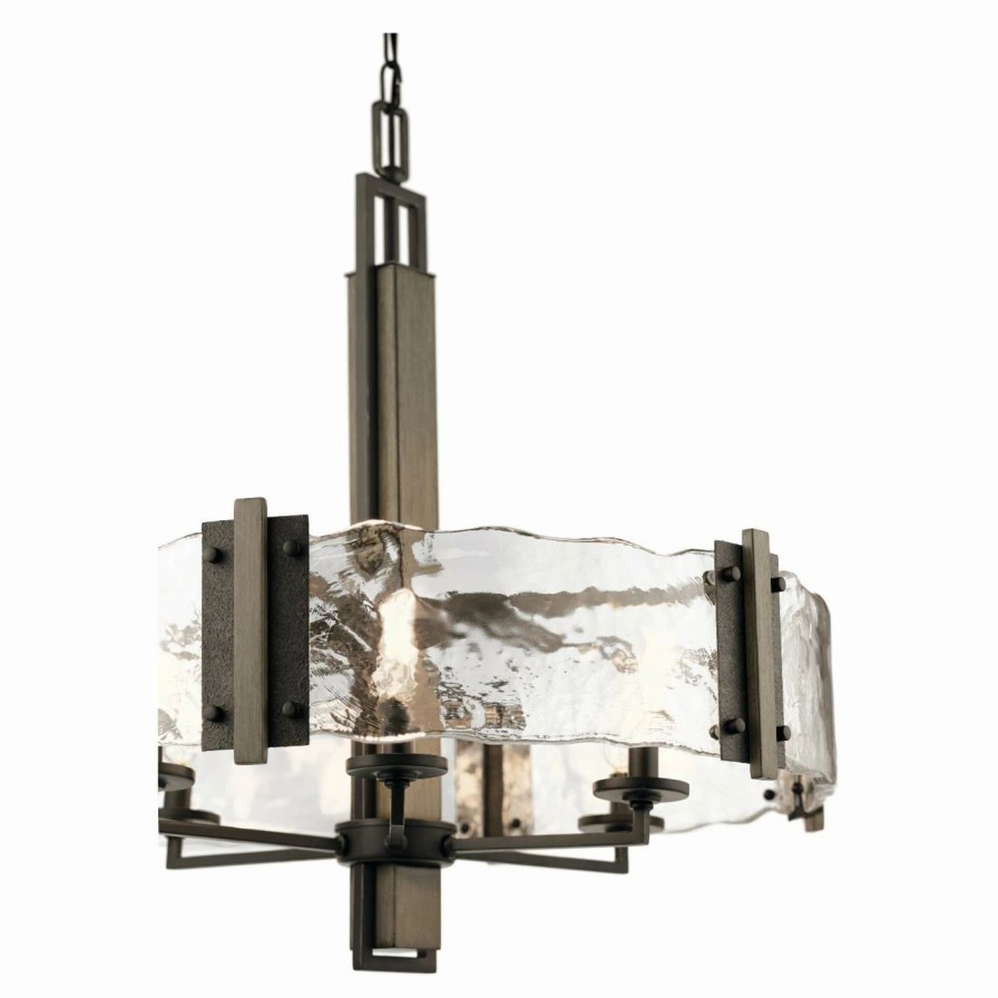 Chandeliers * | Best Reviews Of Drum Kichler Aberdeen 43895Oz 6 Light Chandelier