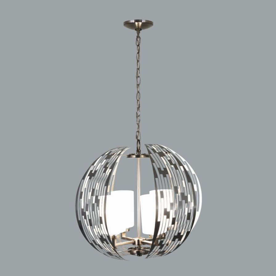 Chandeliers * | Hot Sale Globe Yosemite Home Decor Symie 120022412 Chandelier