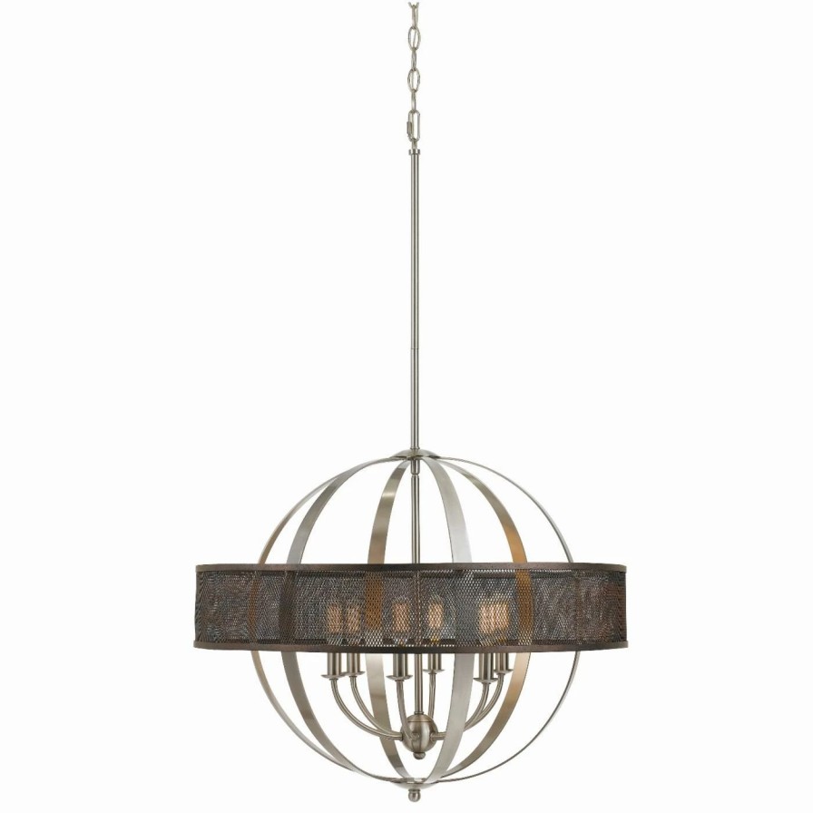 Chandeliers * | Wholesale Drum Cal Lighting Willow Fx-3622-6 Chandelier