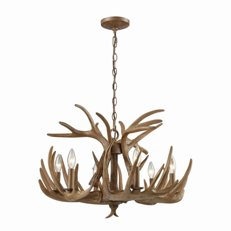 Chandeliers * | Brand New Candle Elk Lighting Elk 16315/6 6 Light Chandelier