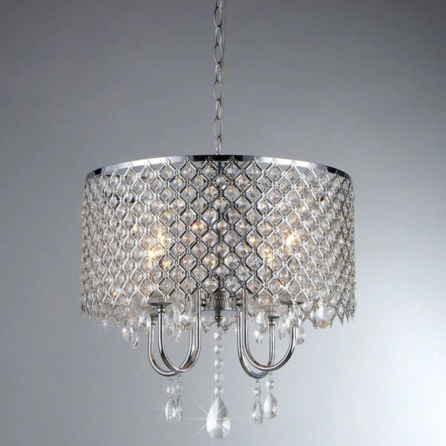 Chandeliers * | Discount Drum Warehouse Of Tiffany Deluxe Crystal Rl5633 Chandelier