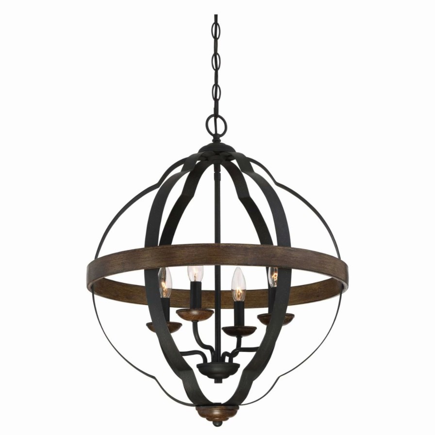 Chandeliers * | Best Reviews Of Candle Quoizel Siren Srn520 Chandelier