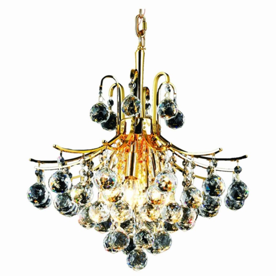 Crystal * | Brand New Crystal Elegant Lighting Toureg 8000 Chandelier