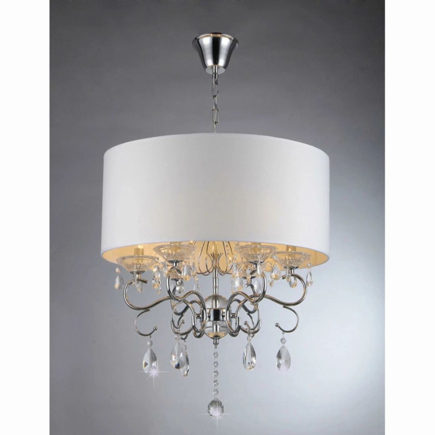 Chandeliers * | Best Reviews Of Drum Warehouse Of Tiffany Camilla Rl9270 Crystal Chandelier