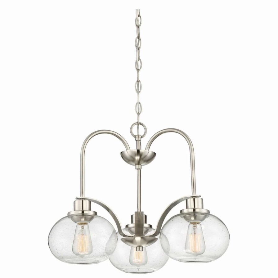 Chandeliers * | Cheapest Globe Quoizel Trilogy Trg5103Bn Chandelier