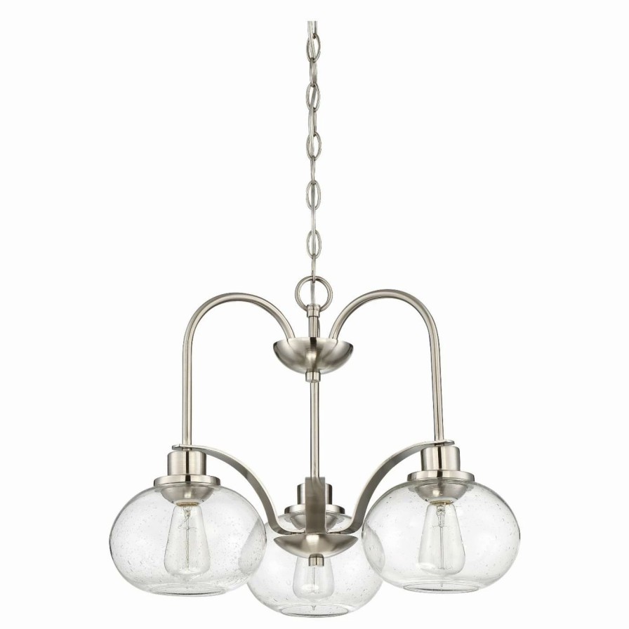 Chandeliers * | Cheapest Globe Quoizel Trilogy Trg5103Bn Chandelier