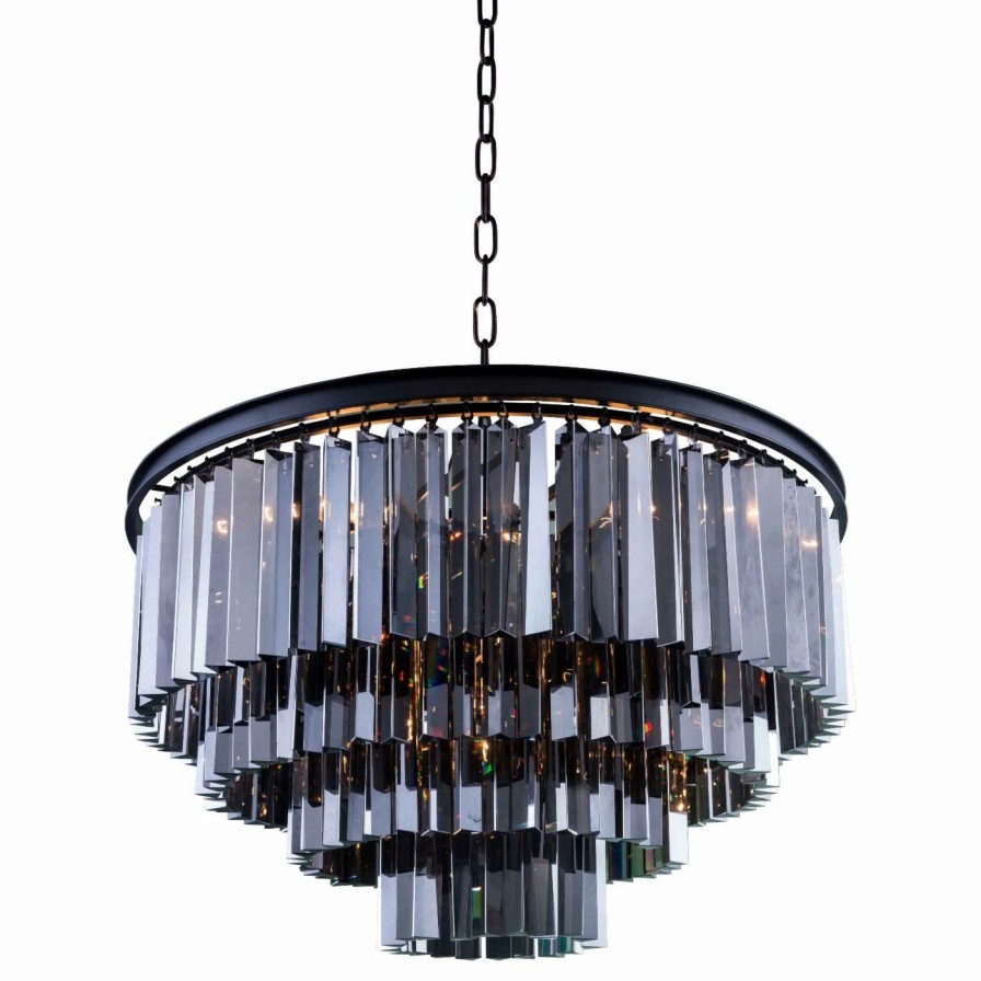 Crystal * | Flash Sale Crystal Urban Classic Sydney Collection 32 In. Chandelier