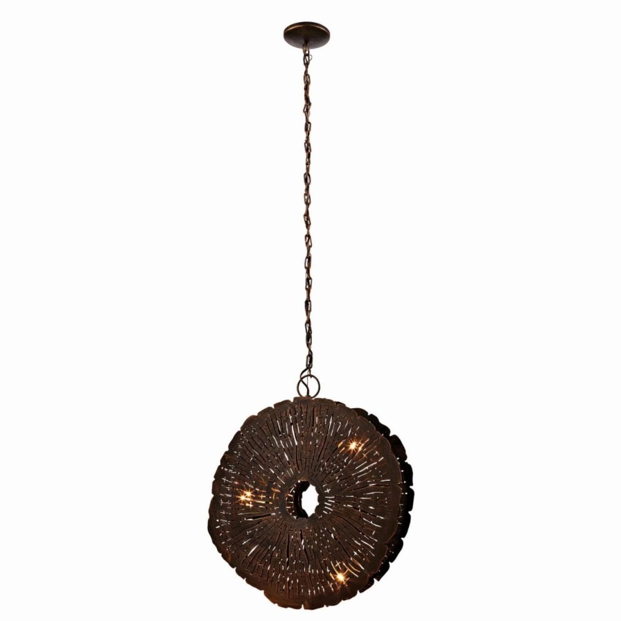 Chandeliers * | Top 10 Dimond Home Mini Elk Lighting Organic Metal 468-051 Chandelier