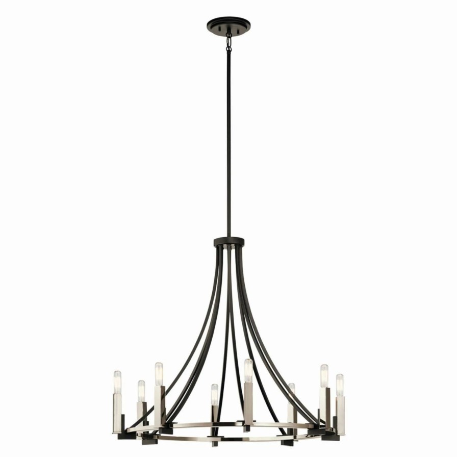 Chandeliers * | New Wagon Wheel Kichler Bensimone 43291 Chandelier