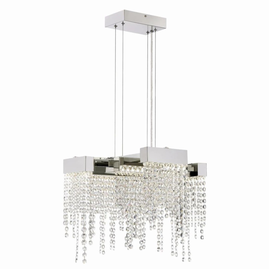 Crystal * | Best Pirce Crystal Quoizel Platinum Pccl2817Pk Chandelier