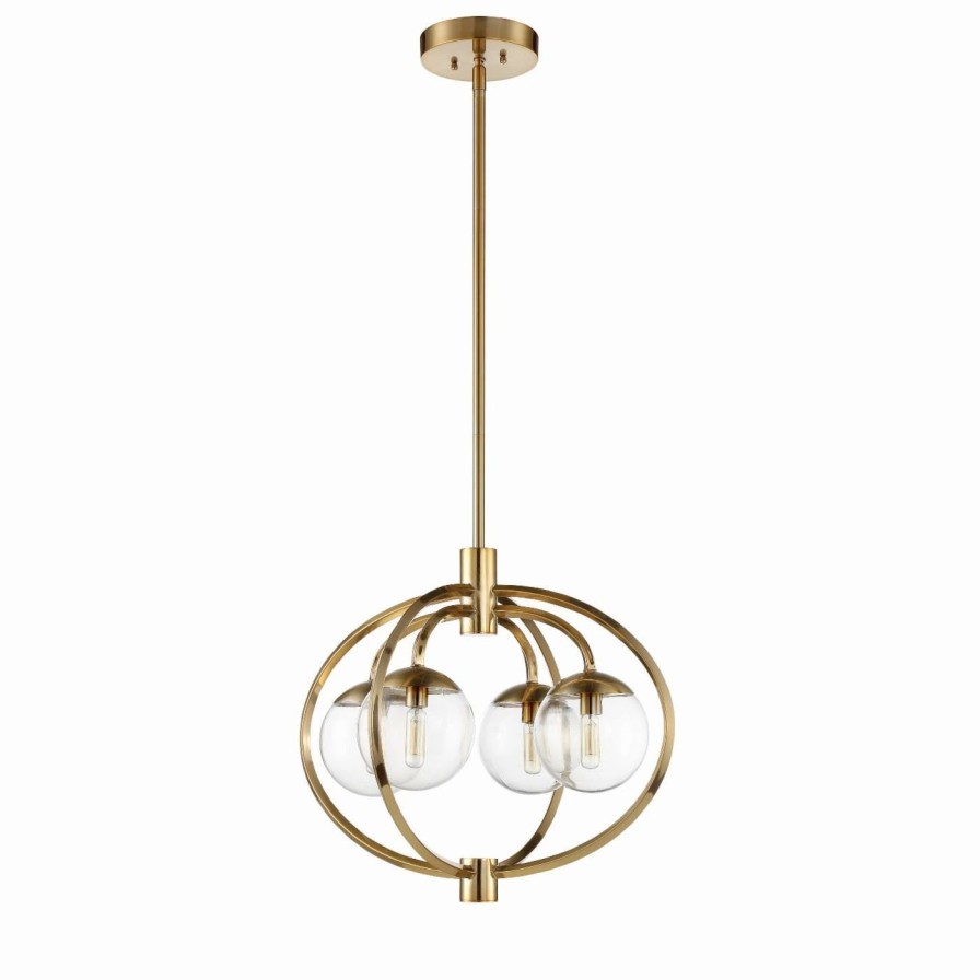 Chandeliers * | Brand New Globe Craftmade Piltz 45524 Chandelier