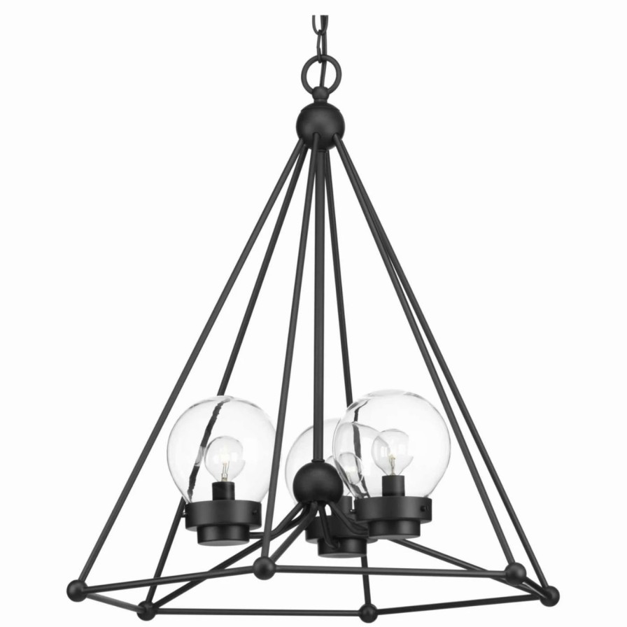 Chandeliers * | Outlet Cage Progress Lighting Spatial P500096-031 Chandelier